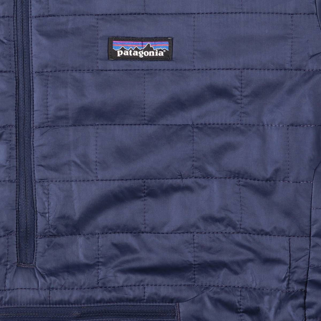 Patagonia 84186FA18 Padded Anorak Parka Puffer Jacket, Men's Size L recycled polyester navy blue type Vintage Second Hand