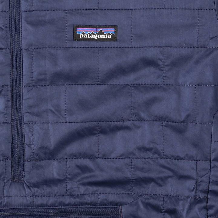 Patagonia 84186FA18 Padded Anorak Parka Puffer Jacket, Men's Size L recycled polyester navy blue type Vintage Second Hand