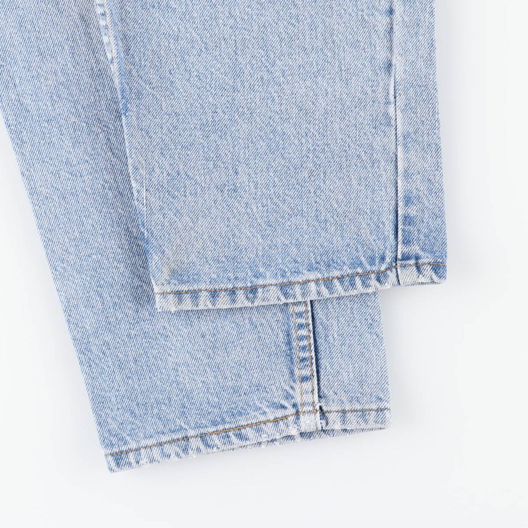 90'S Levi's Silver Tab BAGGY Student Tapered Denim Pants, Made in USA, Women's Size L (W30 equivalent), Vintage cotton Blue type light blue Vintage Second Hand