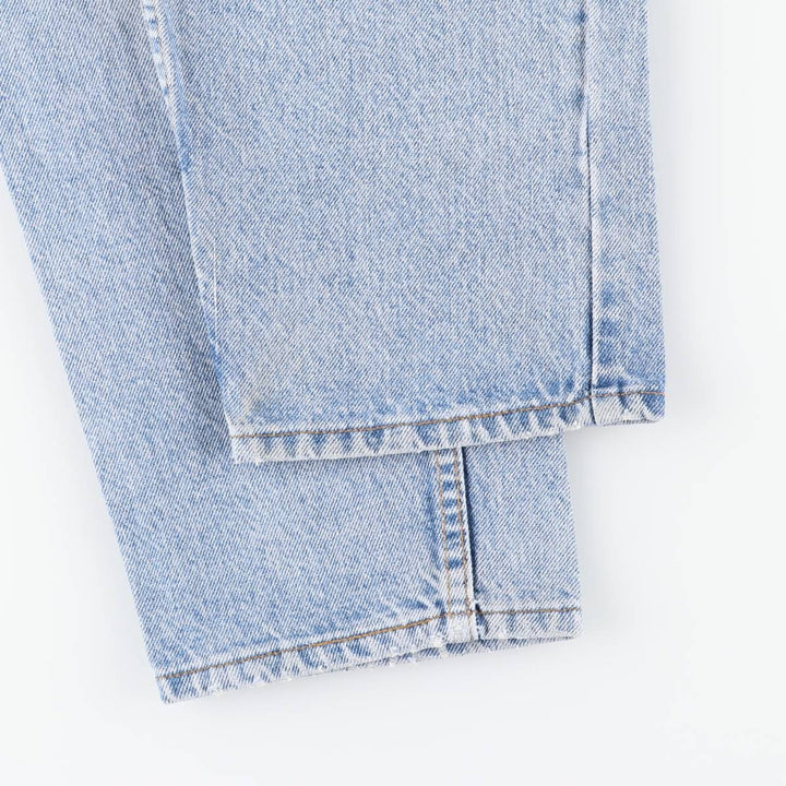 90'S Levi's Silver Tab BAGGY Student Tapered Denim Pants, Made in USA, Women's Size L (W30 equivalent), Vintage cotton Blue type light blue Vintage Second Hand