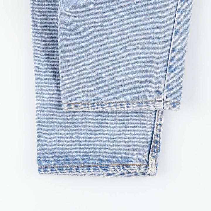 90'S Levi's Silver Tab BAGGY Student Tapered Denim Pants, Made in USA, Women's Size L (W30 equivalent), Vintage cotton Blue type light blue Vintage Second Hand