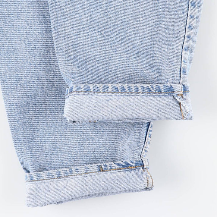 90'S Levi's Silver Tab BAGGY Student Tapered Denim Pants, Made in USA, Women's Size L (W30 equivalent), Vintage cotton Blue type light blue Vintage Second Hand