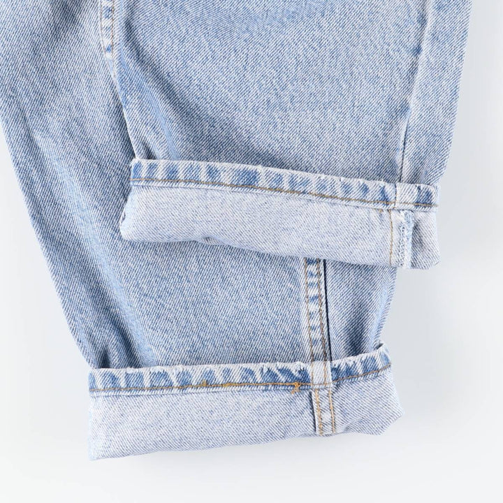 90'S Levi's Silver Tab BAGGY Student Tapered Denim Pants, Made in USA, Women's Size L (W30 equivalent), Vintage cotton Blue type light blue Vintage Second Hand