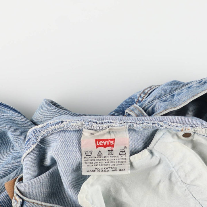 90'S Levi's 501-0134 Straight Denim Pants, Made in USA, Vintage cotton blue type Vintage Second Hand