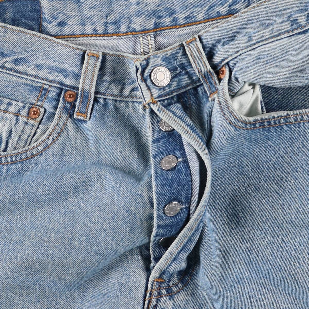 90'S Levi's 501-0134 Straight Denim Pants, Made in USA, Vintage cotton blue type Vintage Second Hand
