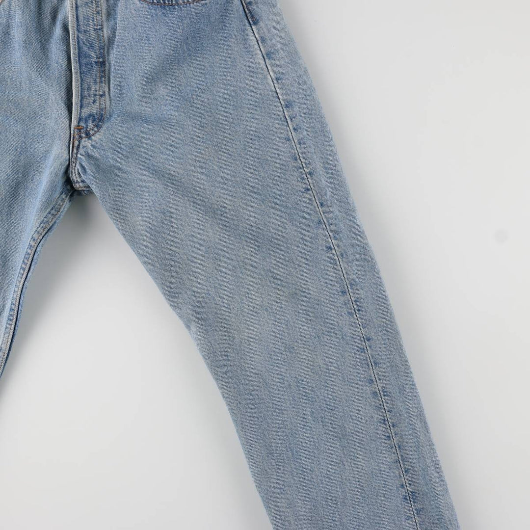 90'S Levi's 501-0134 Straight Denim Pants, Made in USA, Vintage cotton blue type Vintage Second Hand