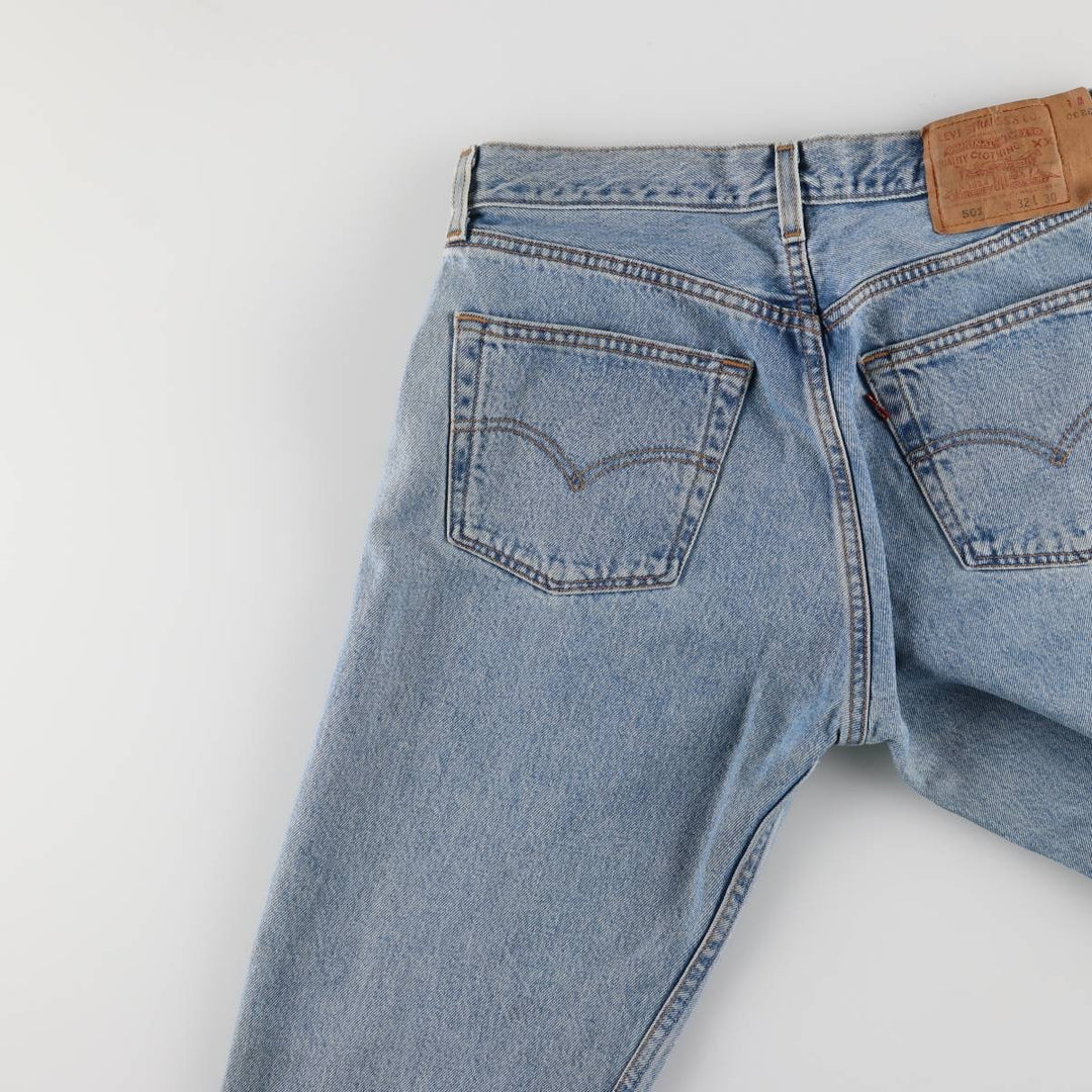 90'S Levi's 501-0134 Straight Denim Pants, Made in USA, Vintage cotton blue type Vintage Second Hand