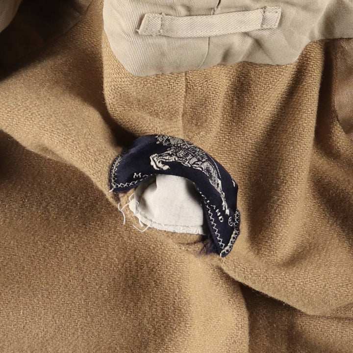 Burberry's Balmacaan Coat, Made in England, Men's Size L unclear Beige type Vintage Second Hand