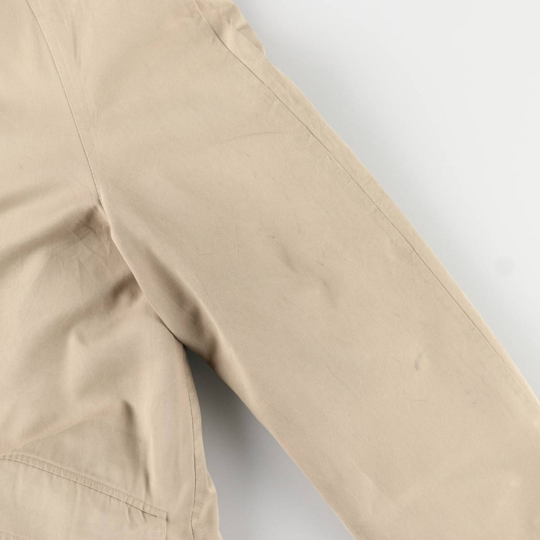 Burberry's Balmacaan Coat, Made in England, Men's Size L unclear Beige type Vintage Second Hand