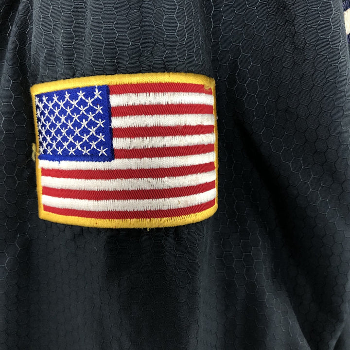 90s-00'S Majestic MLB New York Yankees Stars and Stripes Nylon Blouson, Men's Size L Polyurethane Coated Nylon navy blue type Vintage Second Hand