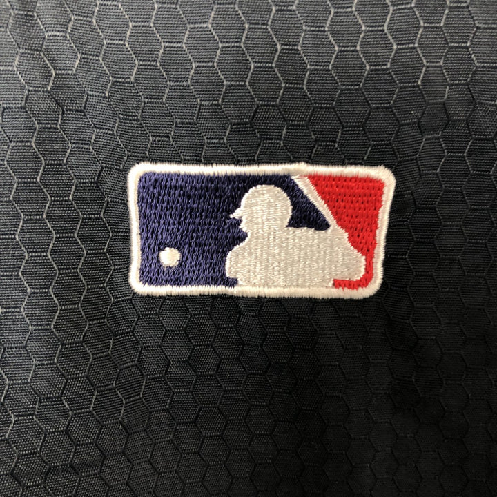 90s-00'S Majestic MLB New York Yankees Stars and Stripes Nylon Blouson, Men's Size L Polyurethane Coated Nylon navy blue type Vintage Second Hand
