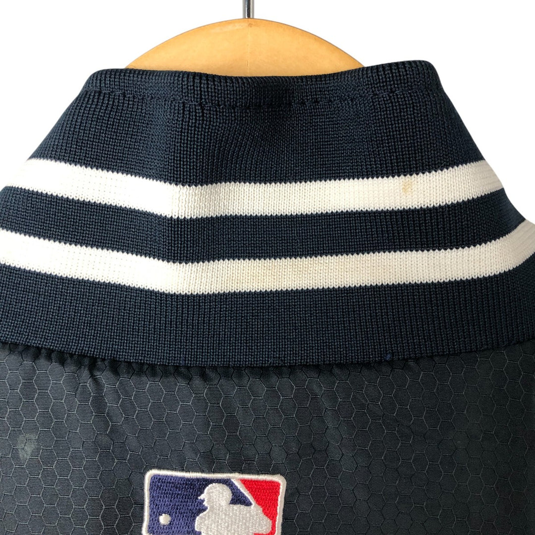 90s-00'S Majestic MLB New York Yankees Stars and Stripes Nylon Blouson, Men's Size L Polyurethane Coated Nylon navy blue type Vintage Second Hand