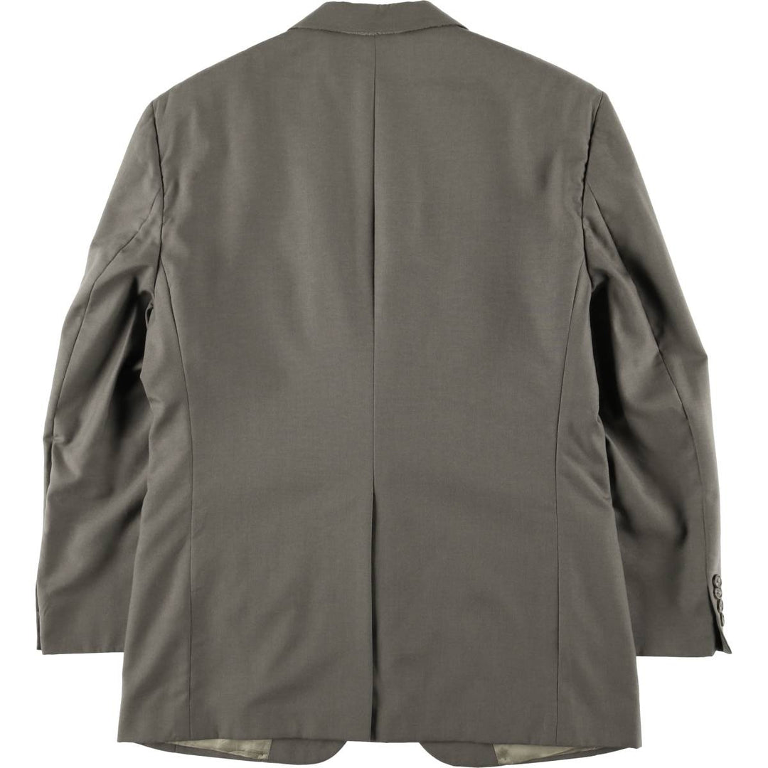 Burberry's wool tailored jacket, made in the USA, size L wool gray type Vintage Second Hand