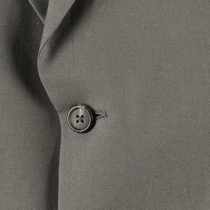 Burberry's wool tailored jacket, made in the USA, size L wool gray type Vintage Second Hand