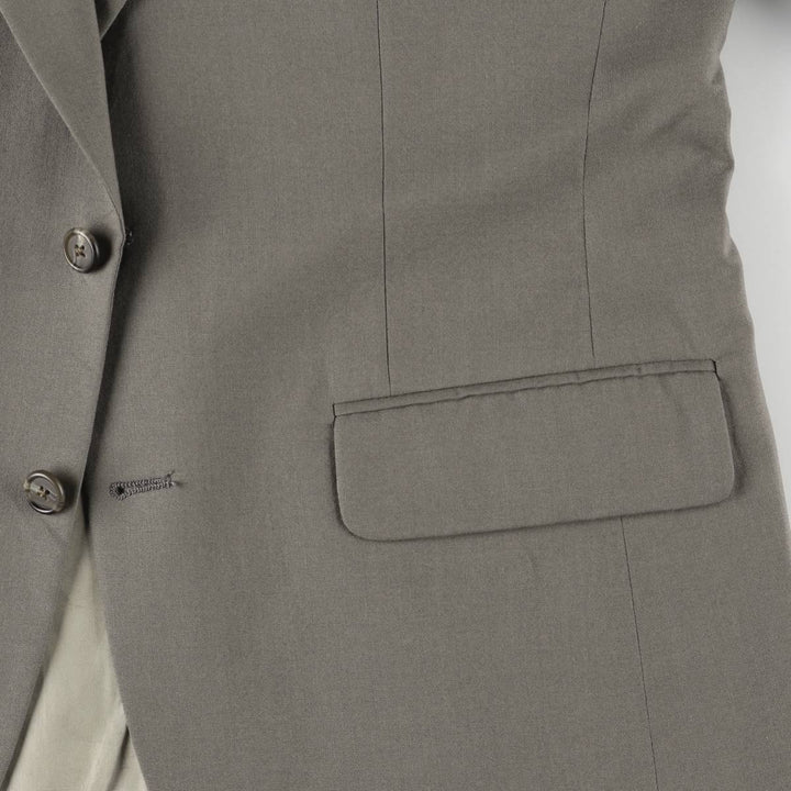 Burberry's wool tailored jacket, made in the USA, size L wool gray type Vintage Second Hand