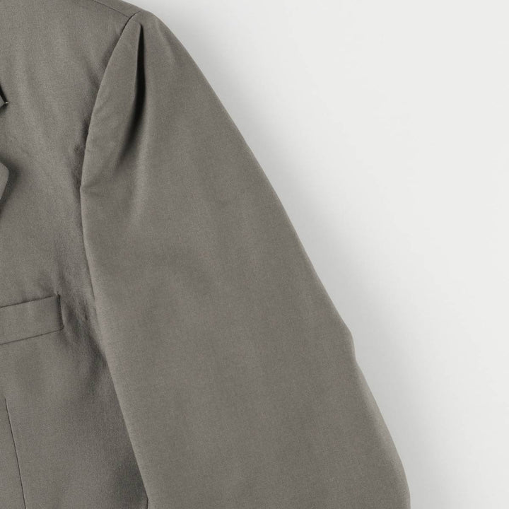 Burberry's wool tailored jacket, made in the USA, size L wool gray type Vintage Second Hand