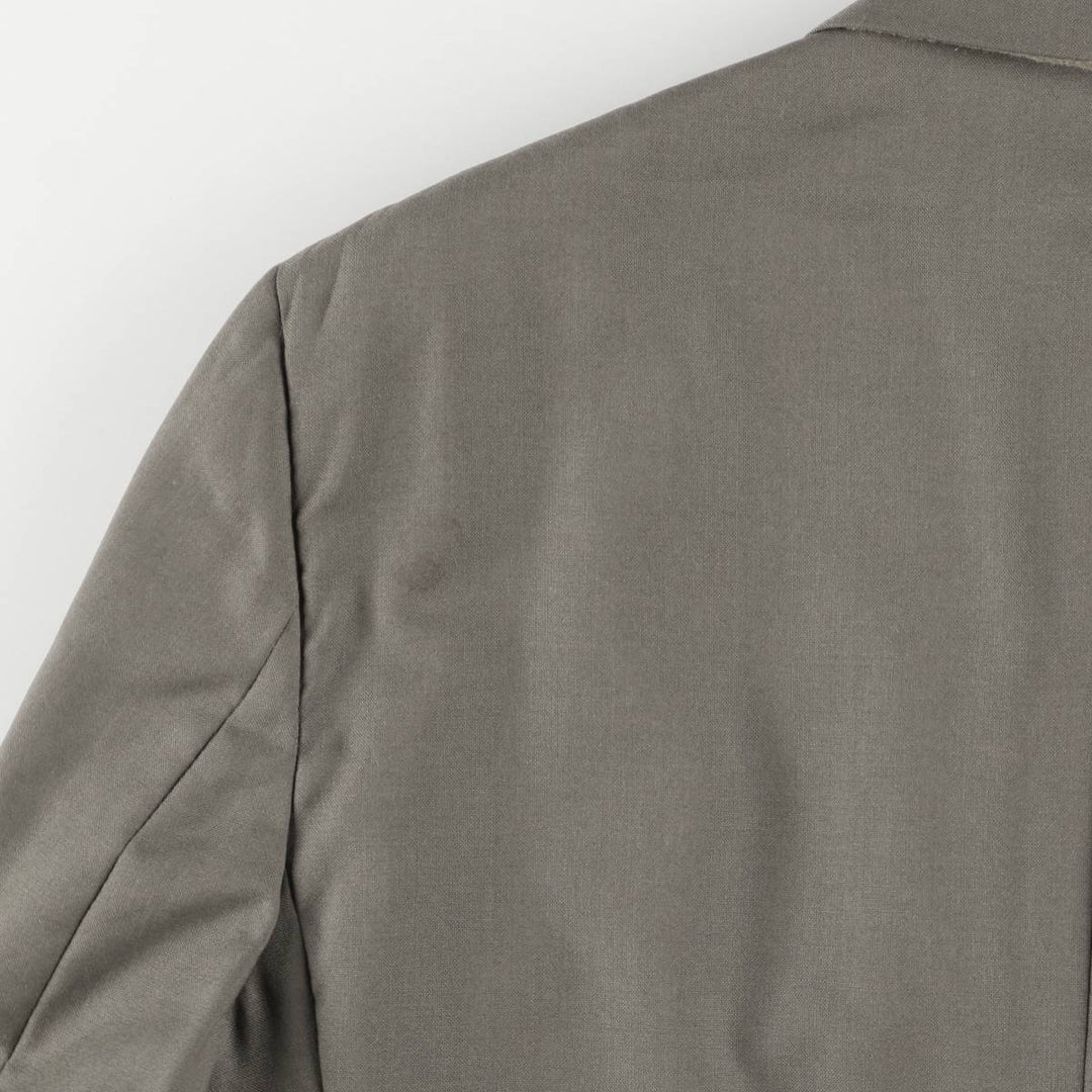 Burberry's wool tailored jacket, made in the USA, size L wool gray type Vintage Second Hand