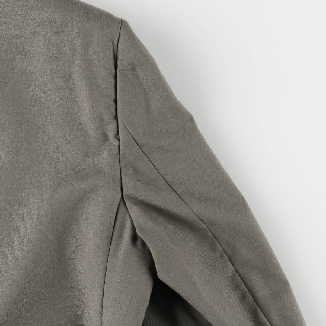 Burberry's wool tailored jacket, made in the USA, size L wool gray type Vintage Second Hand