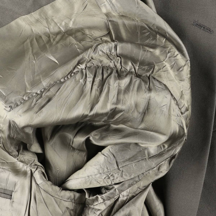 Burberry's wool tailored jacket, made in the USA, size L wool gray type Vintage Second Hand