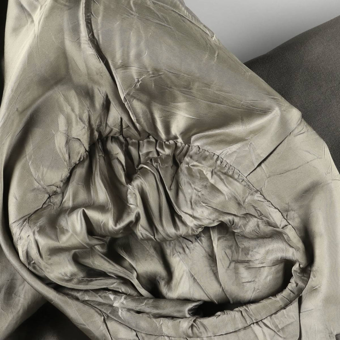 Burberry's wool tailored jacket, made in the USA, size L wool gray type Vintage Second Hand