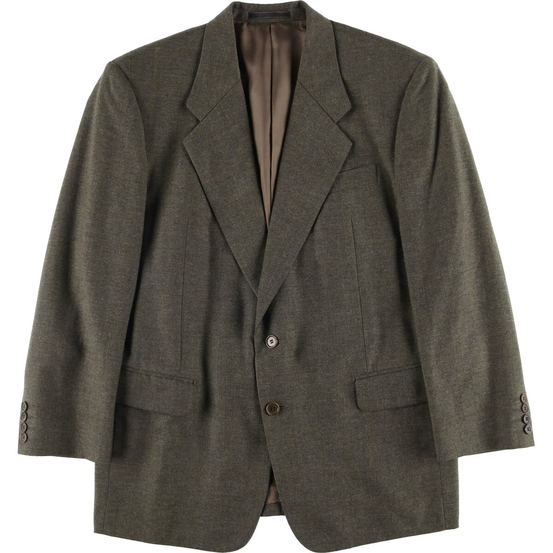 Yves Saint Laurent POUR HOMME Check Pattern Tailored Jacket, Men's Size Medium unclear Charcoal Vintage Second Hand