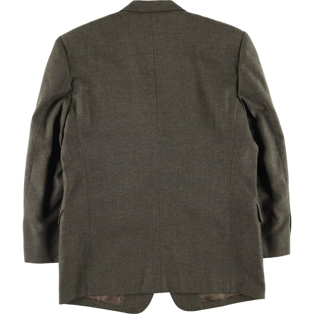 Yves Saint Laurent POUR HOMME Check Pattern Tailored Jacket, Men's Size Medium unclear Charcoal Vintage Second Hand