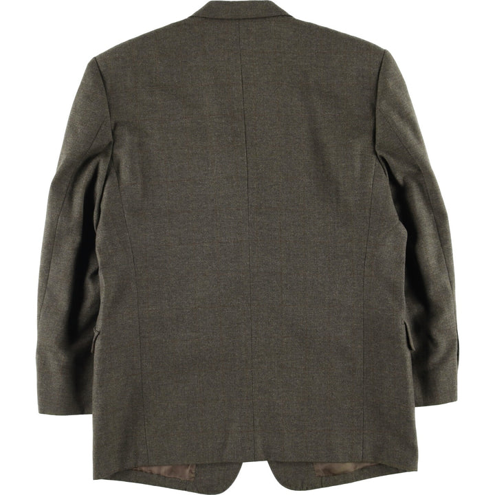 Yves Saint Laurent POUR HOMME Check Pattern Tailored Jacket, Men's Size Medium unclear Charcoal Vintage Second Hand