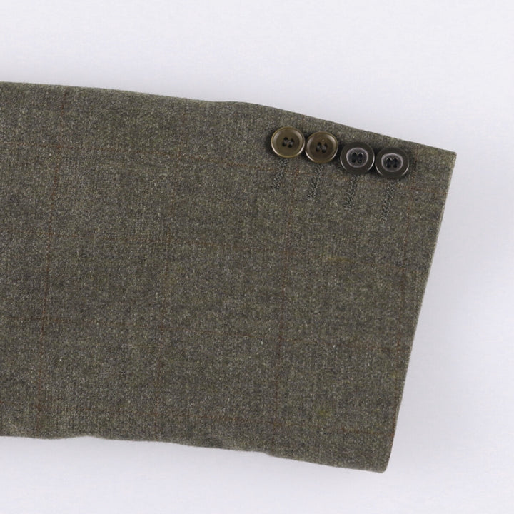 Yves Saint Laurent POUR HOMME Check Pattern Tailored Jacket, Men's Size Medium unclear Charcoal Vintage Second Hand