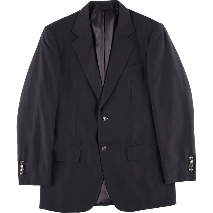 Balmain tailored jacket, men's size S polyester Charcoal Vintage Second Hand