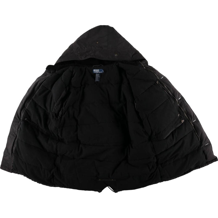 Ralph Lauren POLO by Ralph Lauren Down Parka, Men's Size L polyester black type Vintage Second Hand