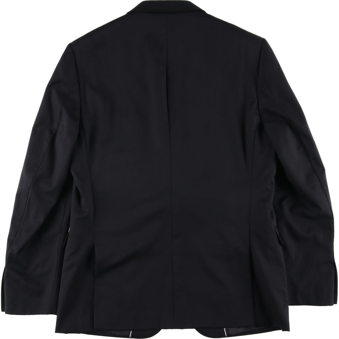 Balmain Slim Fit Wool Tailored Jacket, Men's Size M wool black type Vintage Second Hand