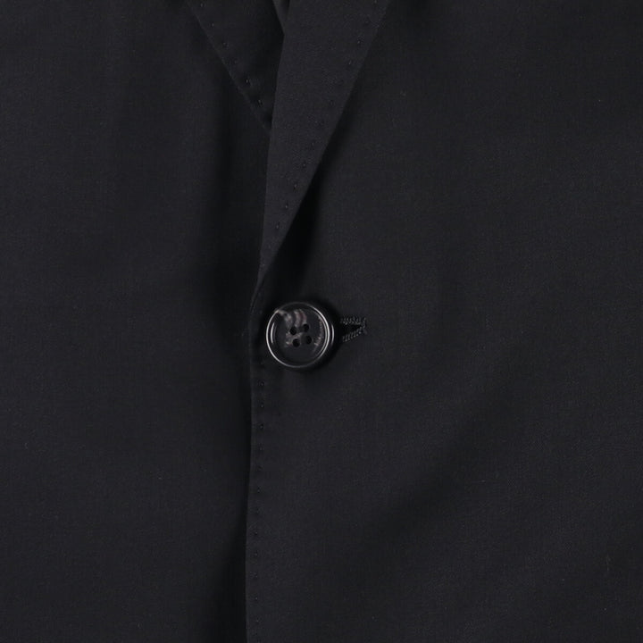 Balmain Slim Fit Wool Tailored Jacket, Men's Size M wool black type Vintage Second Hand