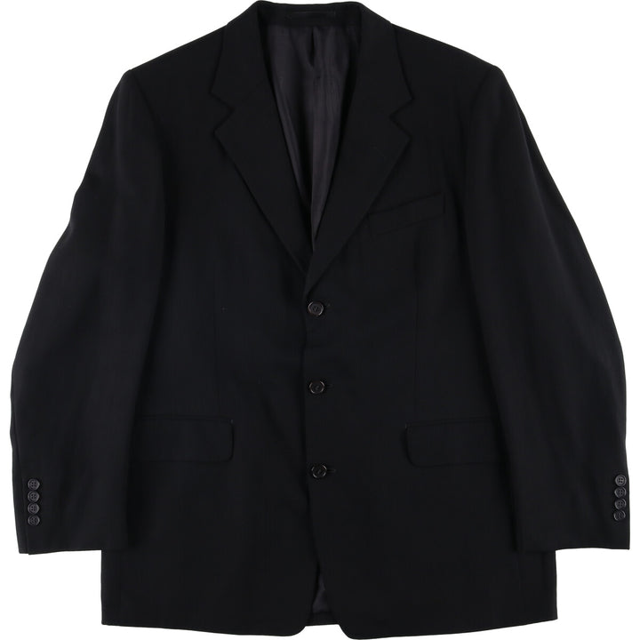 Yves Saint Laurent POUR HOMME wool tailored jacket, men's size L wool black type Vintage Second Hand