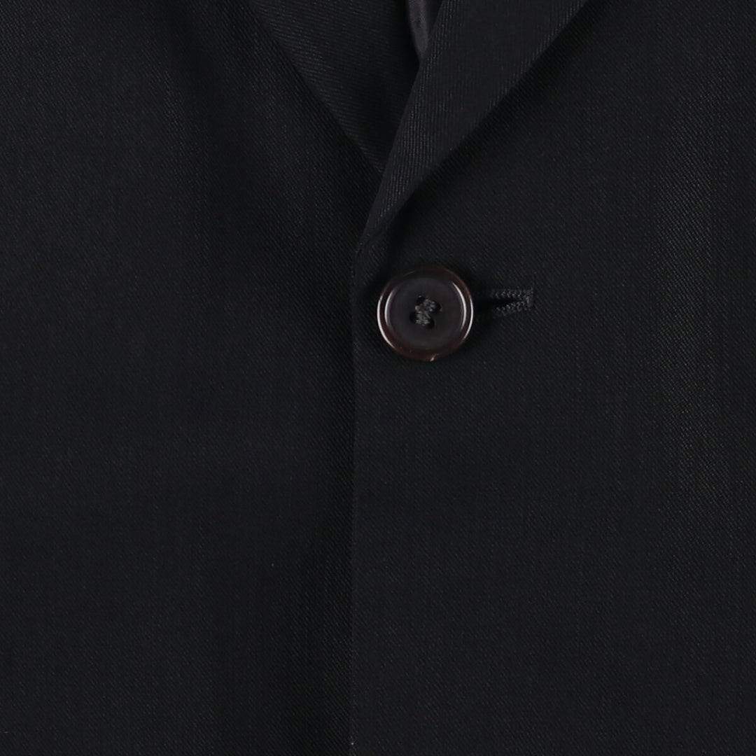 Yves Saint Laurent POUR HOMME wool tailored jacket, men's size L wool black type Vintage Second Hand