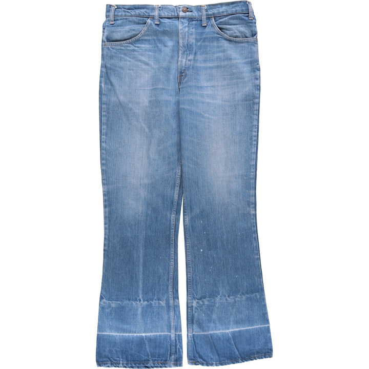 Vintage 70s-80'S Levi's Orange Tab Bootcut Denim Pants, Men's Size 34 unclear blue type Vintage Second Hand