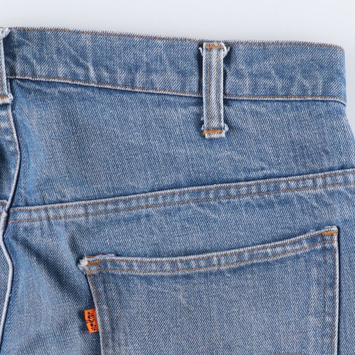 Vintage 70s-80'S Levi's Orange Tab Bootcut Denim Pants, Men's Size 34 unclear blue type Vintage Second Hand