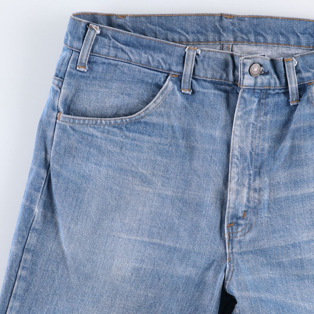Vintage 70s-80'S Levi's Orange Tab Bootcut Denim Pants, Men's Size 34 unclear blue type Vintage Second Hand