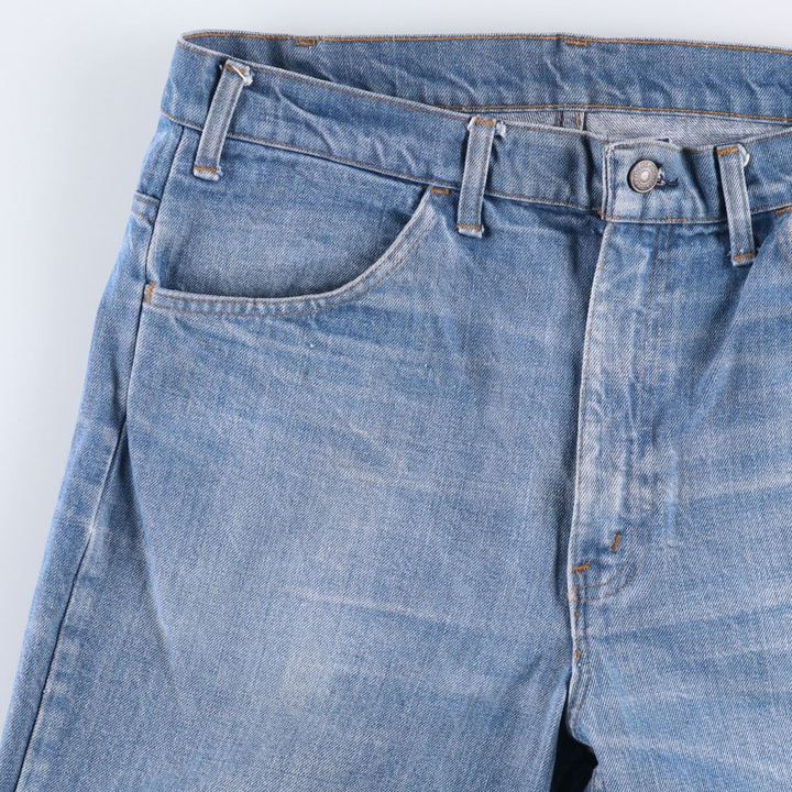 Vintage 70s-80'S Levi's Orange Tab Bootcut Denim Pants, Men's Size 34 unclear blue type Vintage Second Hand