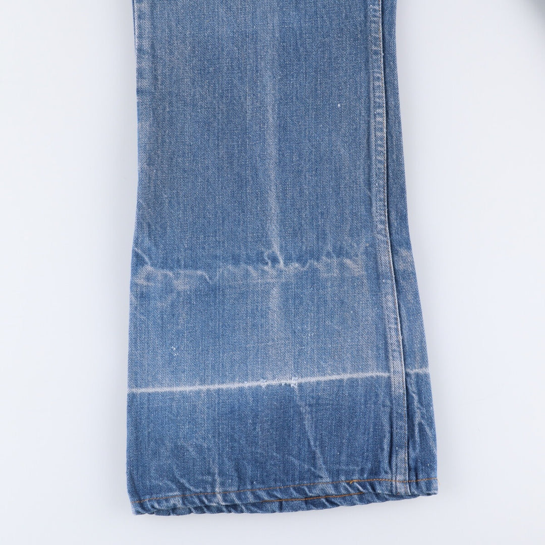 Vintage 70s-80'S Levi's Orange Tab Bootcut Denim Pants, Men's Size 34 unclear blue type Vintage Second Hand