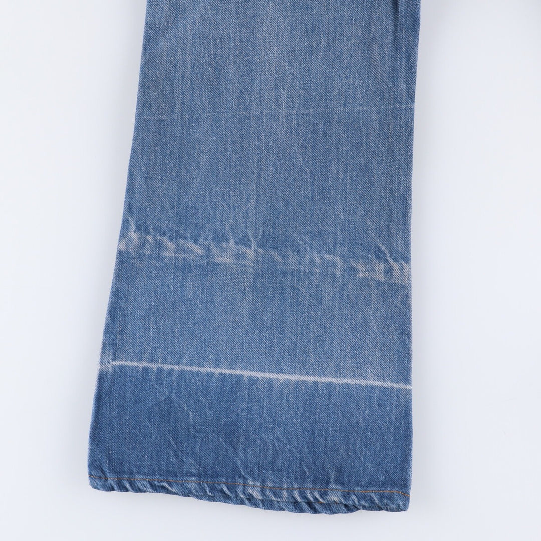Vintage 70s-80'S Levi's Orange Tab Bootcut Denim Pants, Men's Size 34 unclear blue type Vintage Second Hand