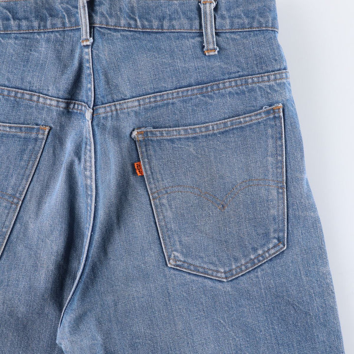 Vintage 70s-80'S Levi's Orange Tab Bootcut Denim Pants, Men's Size 34 unclear blue type Vintage Second Hand