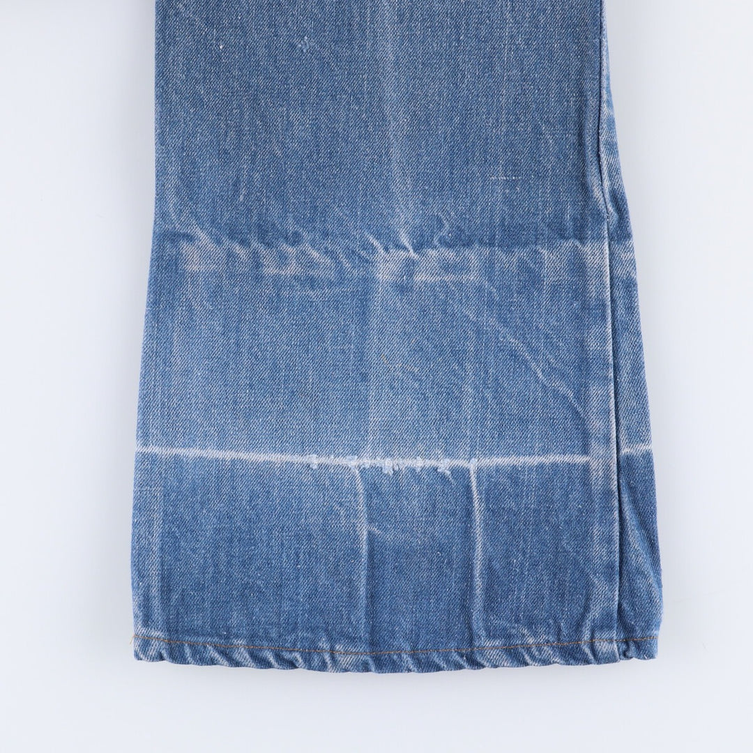 Vintage 70s-80'S Levi's Orange Tab Bootcut Denim Pants, Men's Size 34 unclear blue type Vintage Second Hand