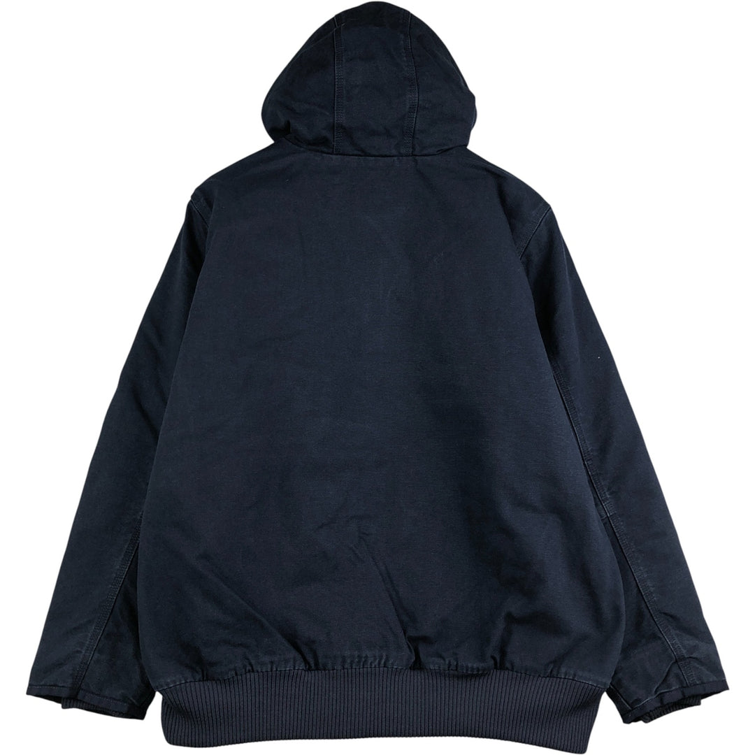 Carhartt Active Jacket, Padded Duck Full-Zip Hoodie, Women's, XXL cotton navy blue type Vintage Second Hand