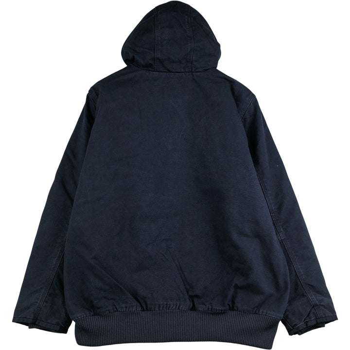 Carhartt Active Jacket, Padded Duck Full-Zip Hoodie, Women's, XXL cotton navy blue type Vintage Second Hand