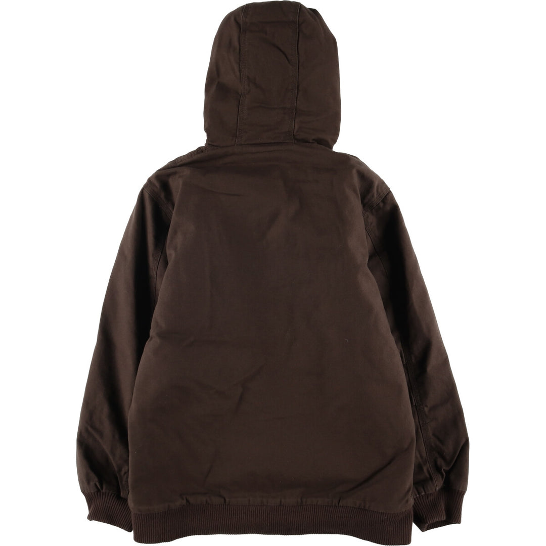 Carhartt Active Jacket, Padded Duck Full-Zip Hoodie, Women's, Size XL cotton brown type Vintage Second Hand