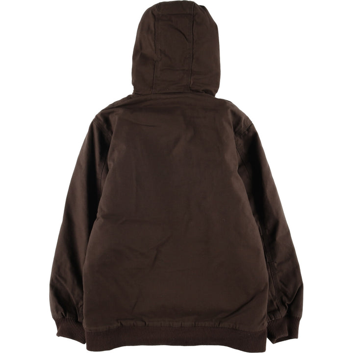 Carhartt Active Jacket, Padded Duck Full-Zip Hoodie, Women's, Size XL cotton brown type Vintage Second Hand