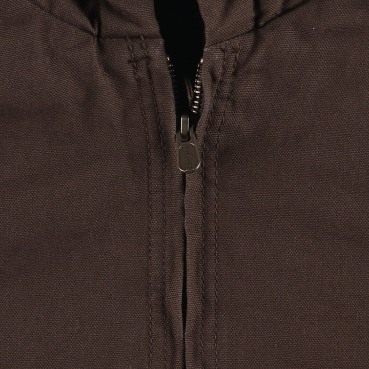 Carhartt Active Jacket, Padded Duck Full-Zip Hoodie, Women's, Size XL cotton brown type Vintage Second Hand