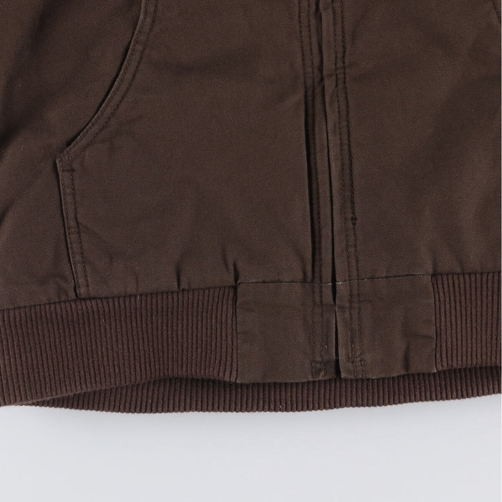 Carhartt Active Jacket, Padded Duck Full-Zip Hoodie, Women's, Size XL cotton brown type Vintage Second Hand
