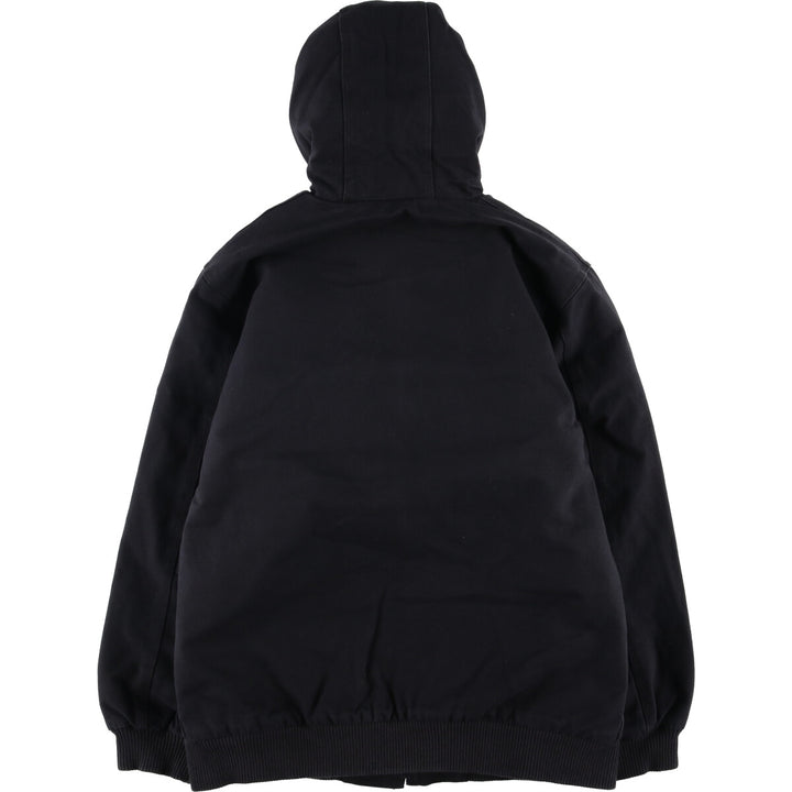Carhartt Active Jacket, Padded Duck Full-Zip Hoodie, Women's, Size XL cotton black type Vintage Second Hand