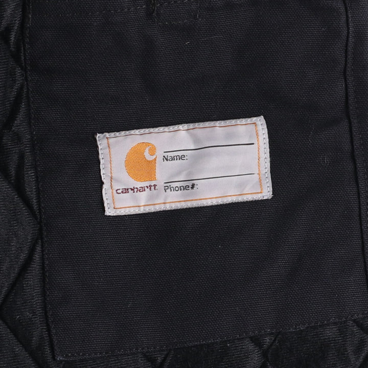 Carhartt Active Jacket, Padded Duck Full-Zip Hoodie, Women's, Size XL cotton black type Vintage Second Hand